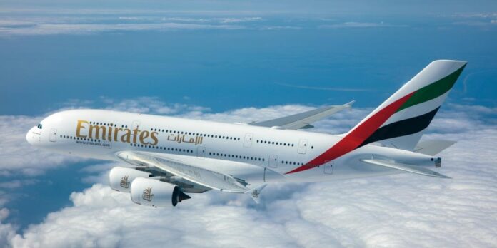 emirates air plane