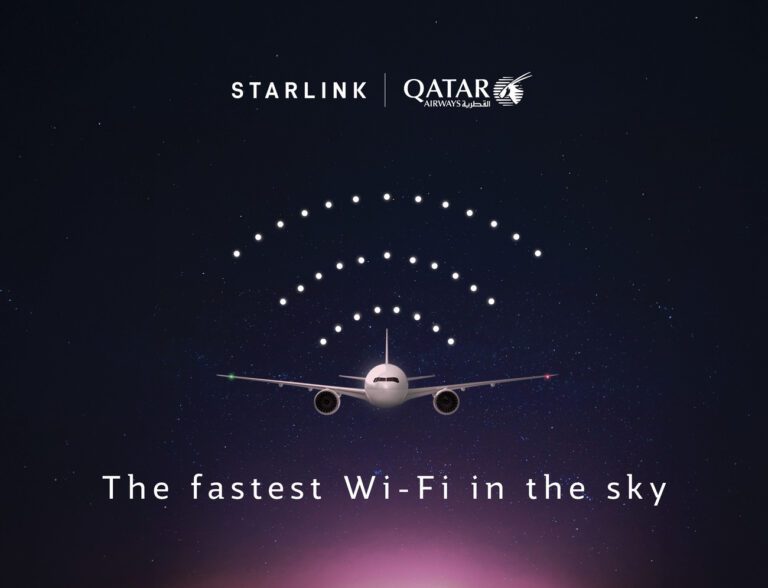 Qatar Airways Launches the World’s First Boeing 777 Starlink-Equipped Flight